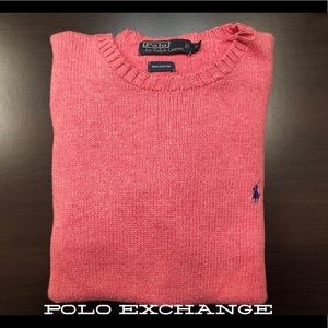Polo Ralph Lauren 100% Cotton Crewneck Sweater.